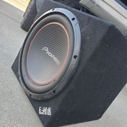 Pioneer Sub Woofer With Box