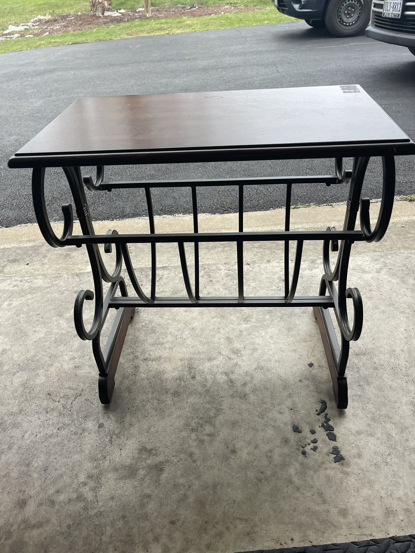 Multi Purpose Wine Rack, Side Table Or Flower Stand.