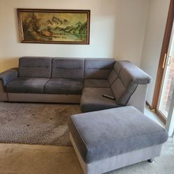 Sofa couch turns into bed