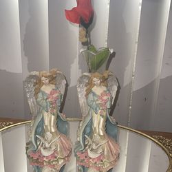 vintage Avon Angel Vase