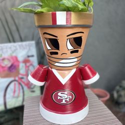 49ers Garden Flower Pot