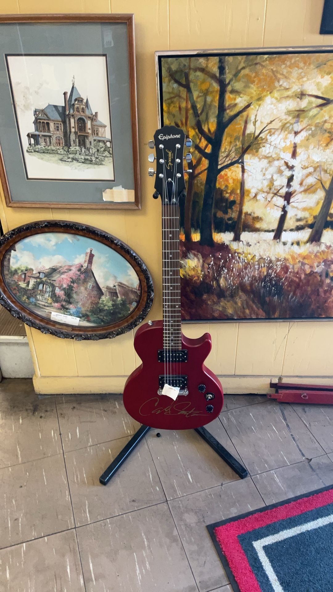 Epiphone Signed By Carlos Santana ( No Cert )