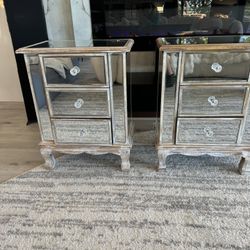 Mirror Nightstands only one is left available