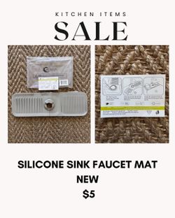 Silicone Sink Faucet Mat