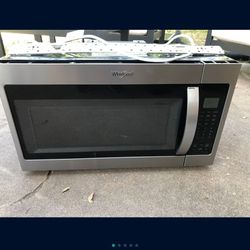 Whirlpool Stainless Steel  Over  The Range Microwave 