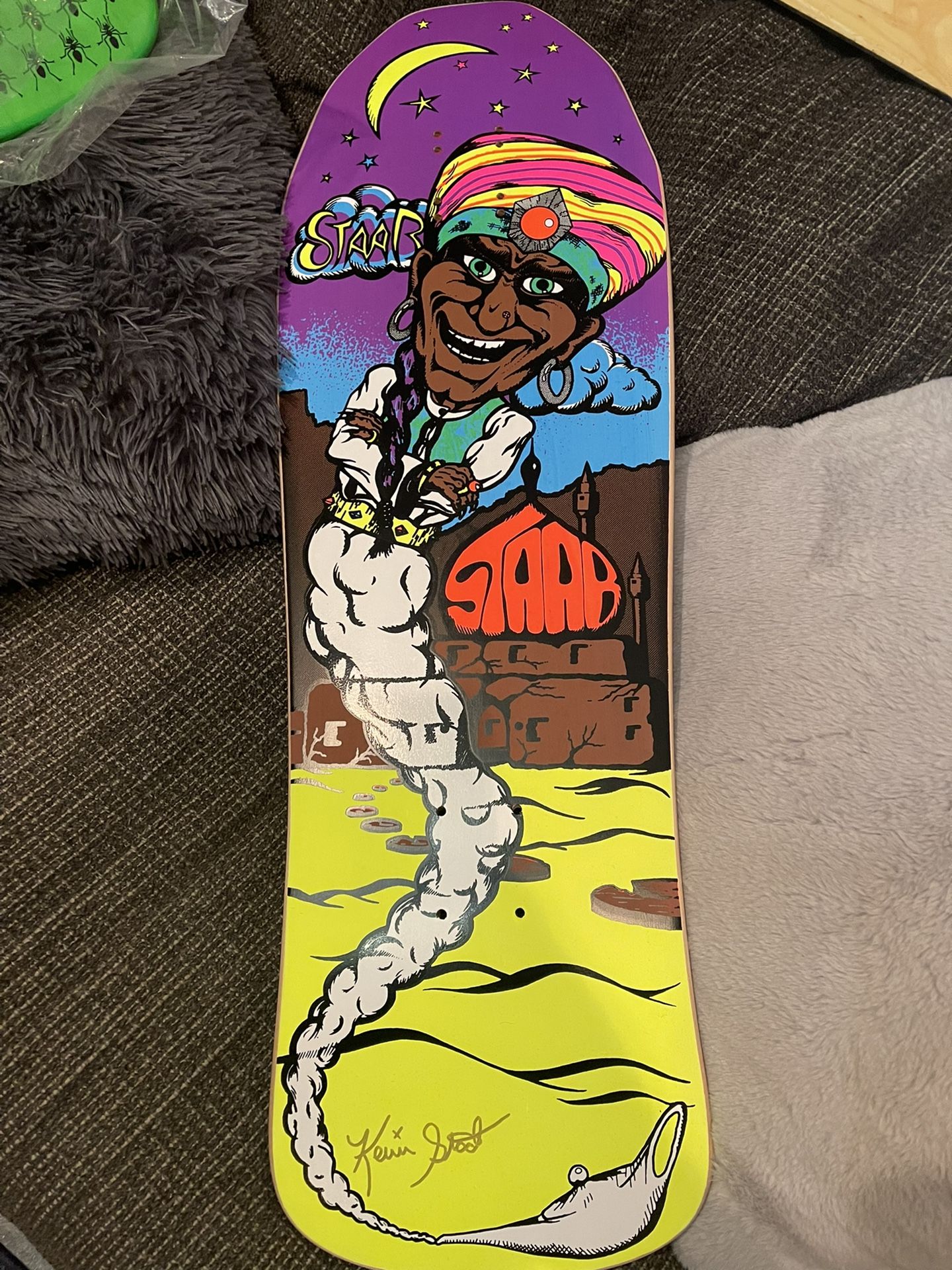 Kevin Staab Signed Genie Skateboard Deck