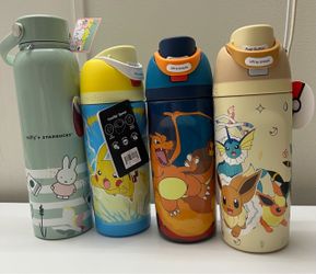 Pokémon , Miffy Starbucks Water Bottle Collection