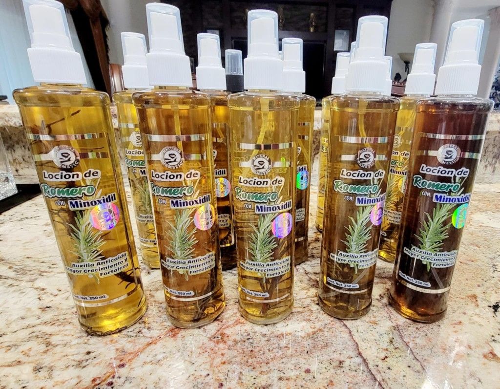 LOCION DE ROMERO CON MINOXIDIL 🌿