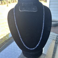 Blue Sapphire Necklace