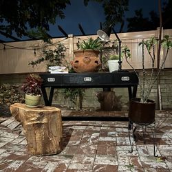 Black Wooden Desk 