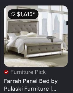Pulaski king bed room set