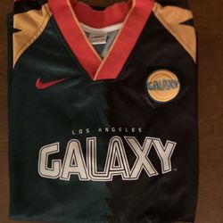 1996 Los Angeles LA Galaxy Nike Authentic Original Inaugural MLS Soccer Jersey 