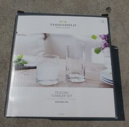 Tumbler Drinking Glass Set