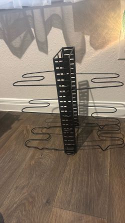 8 Tier Pot Rack for Kitchen Organization & Storage, Pots and Pans Organizer