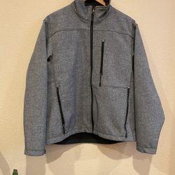 Kirkland Signature Mens Medium Gray Jacket Winter Jacket / Rain Jacket