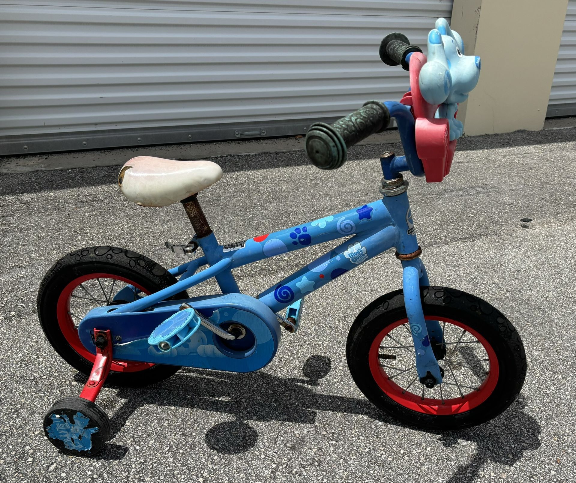 Nickelodeon Blue's Clues Kids Bike by Schwinn, 12 inch wheel, ages 2 to 4, blue (SOLD AS IS) 