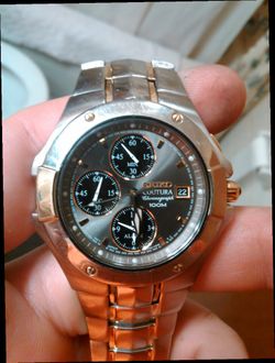 Seiko Coutura Chronograph 100m 7T62-0FA0 Sapphire Crystal