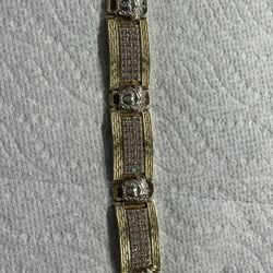 solid 10K Versace custom-made bracelet for sale asking $6,000