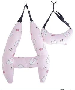 New Car Travel Pillow, Car Sleeping Soft Neck Pillow Head and Body Support Cushion for Car Seat