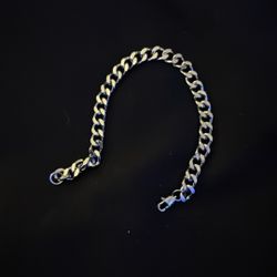 Men’s Stainless Steel Designer Bracelet 7 3/4 To 8 In 