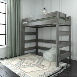 Solid Wood, Twin-Sized High Loft bed