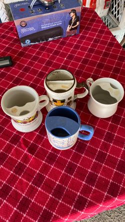 4- Mustache Mugs