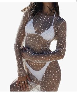 Pearl Mesh Dress