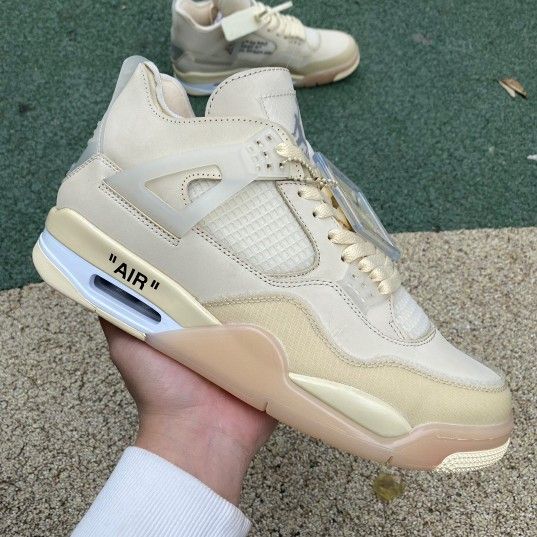 Air jordan 4s off white sail more colors available