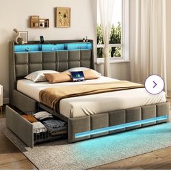 Queen Size LED Bedframe