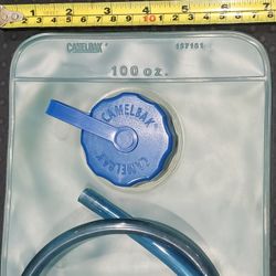 CAMELBAK HYDRATION SYSTEM WATER BLADDER 100 OUNCE OMEGA FILLPORT CAMEL BACK 3L WATER CAPACITY LONG NECK RESERVOIR PACK 18" X 7"  