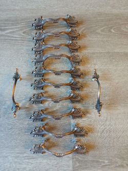 Vintage Copper Cabinet Handles