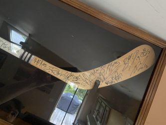 NHL New York Rangers Team Signed Hockey Stick 2012-2013