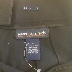 Size 16 Women’s Stretchy Black Skirt 