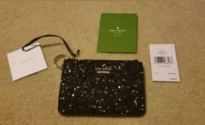 Brand New Kate Spade Glitter Coin Purse
