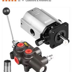 Log Splitter Pump Kit 16 GPM Wood Hydraulic Pump 2 Stage with 25 GPM Auto Control Detent Valve 1/2 in. Work Port