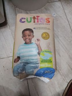 CUTIES-Complete Care Diapers Size7 20 pk x 10=200