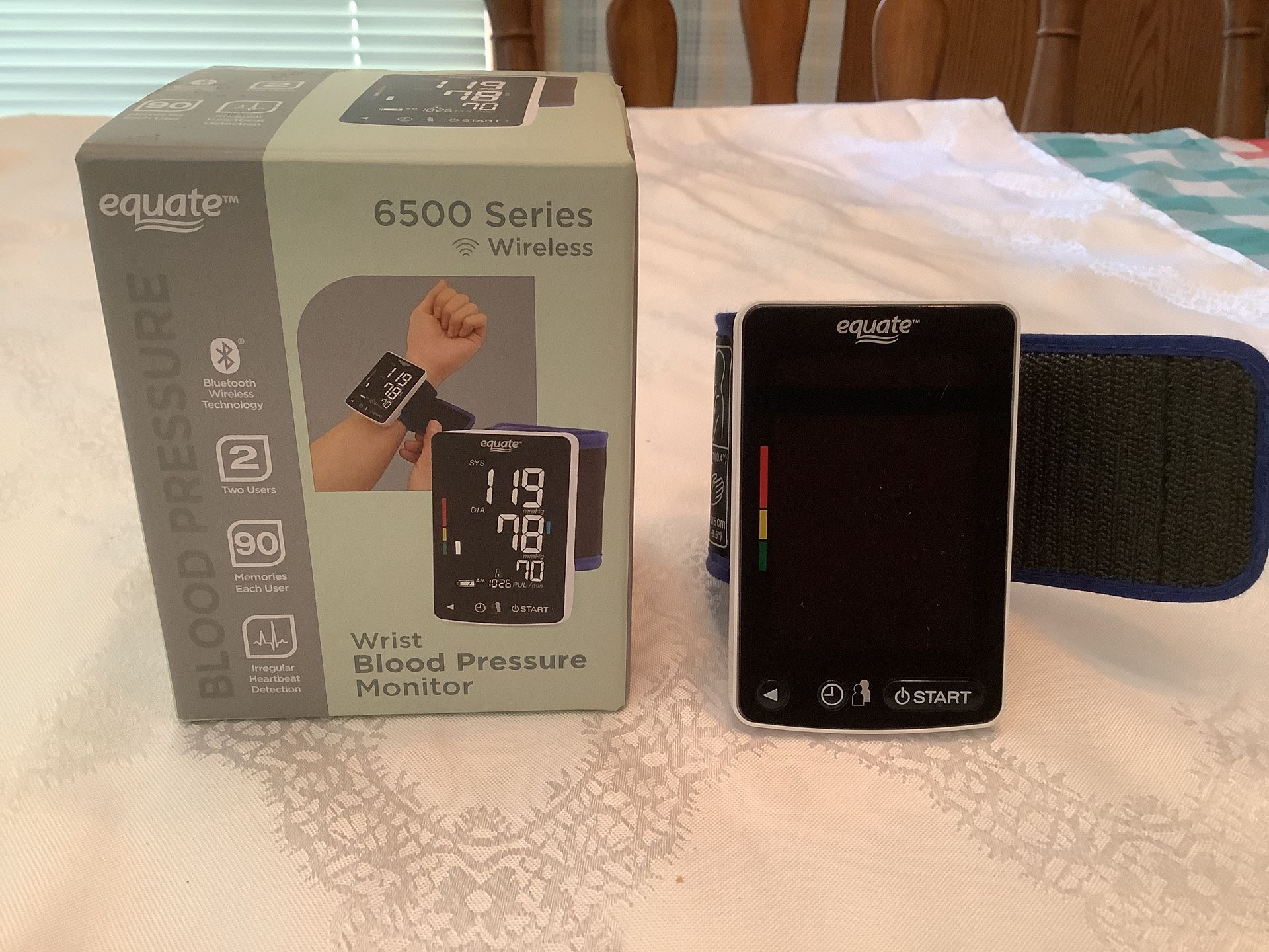 Wrist Blood Pressure Monitor Wireless Bluetooth