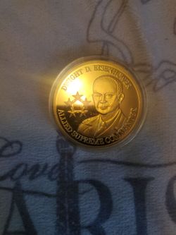 New dwight d Eisenhower commemorative coin.