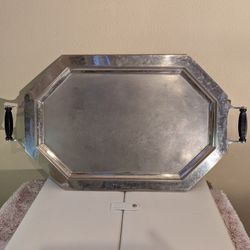 Old Silver Serving Tray