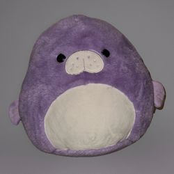 Squishmallows FuzzAMallows Marius the Manatee 12" Plush Purple Kids plush 