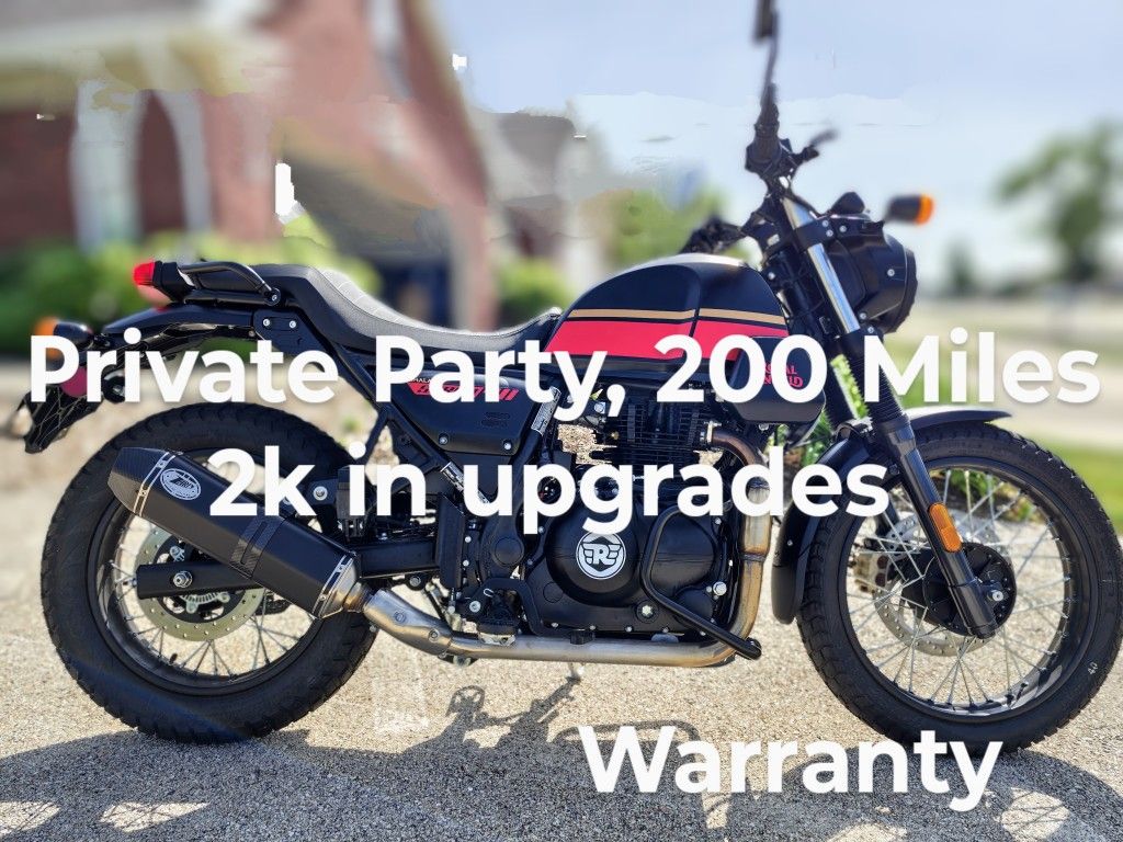 2023 Royal Enfield Scram , 220 miles, Warranty