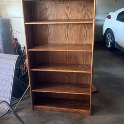 Solid Wood Bookcase 