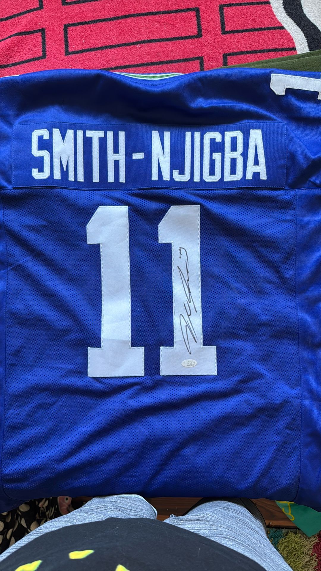 Jaxson Smith Njigba Autographed Jersey