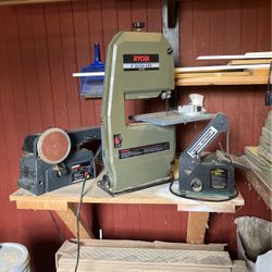 Bench top Saw and Sanders 