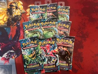 9 Twilight Masquerade Pokemon Packs - Spanish