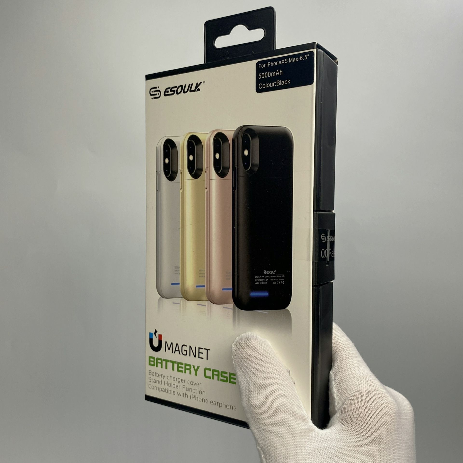Esoulk 5000mAh iPhone XR Magnet Battery Case 