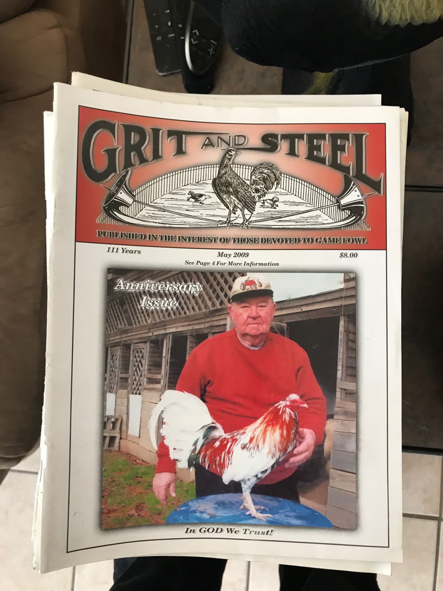 Grit and steel magazine