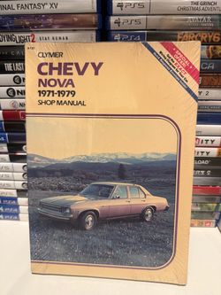 Vintage Clymer Chevrolet Nova Shop Manual (1971–1979)