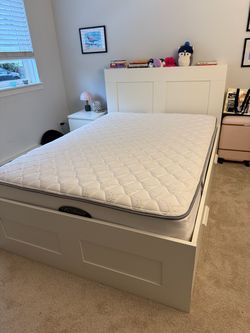 Ikea bed frame and mattress - Full