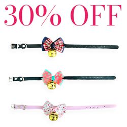 3PCS Cat or Puppy collar Great Material With Tag